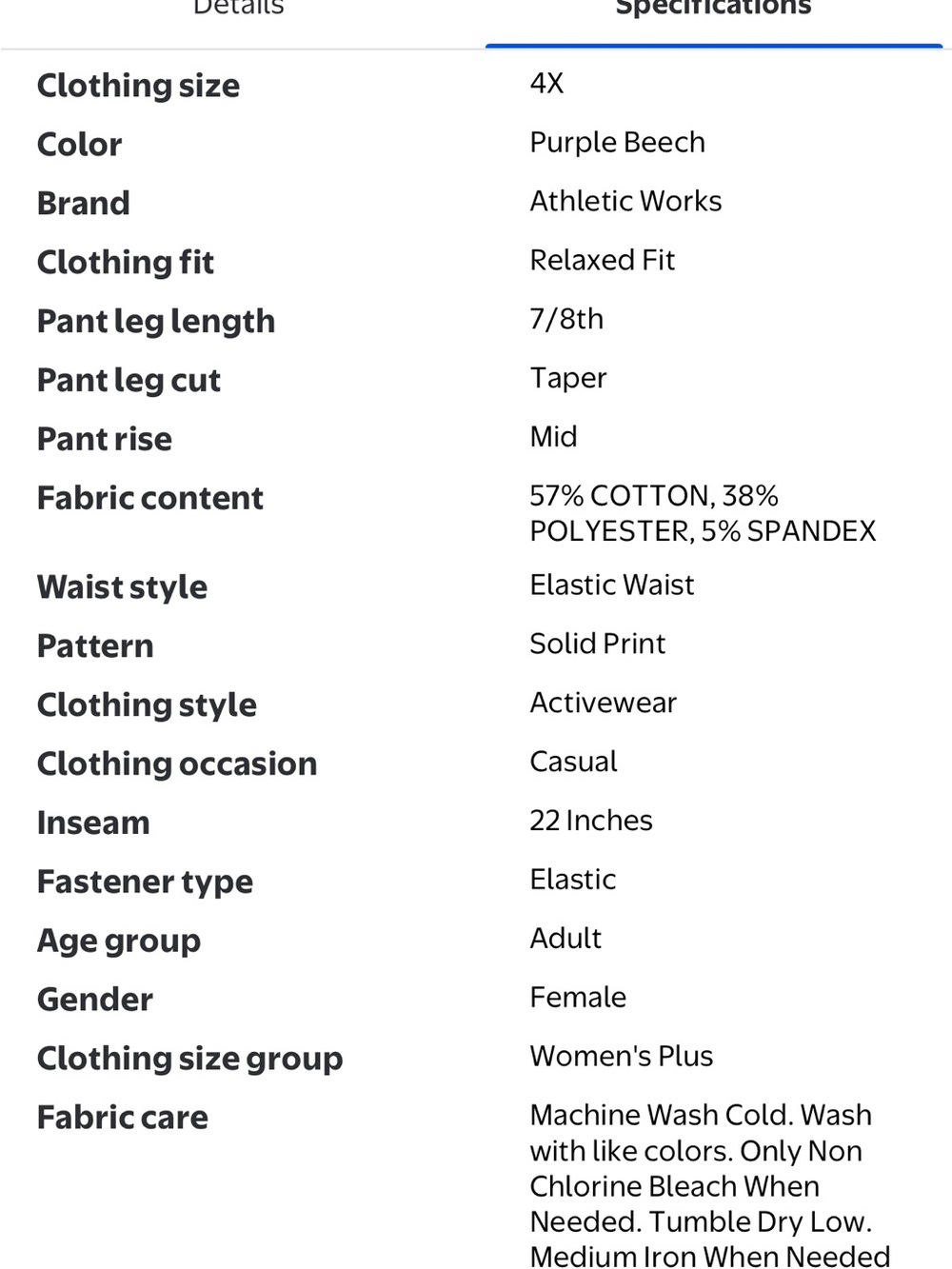 Athletic Works Drawstring Capris - Picture 6 of 6